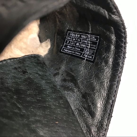 UGG Vivica black leather braided clogs - Picture 9 of 16